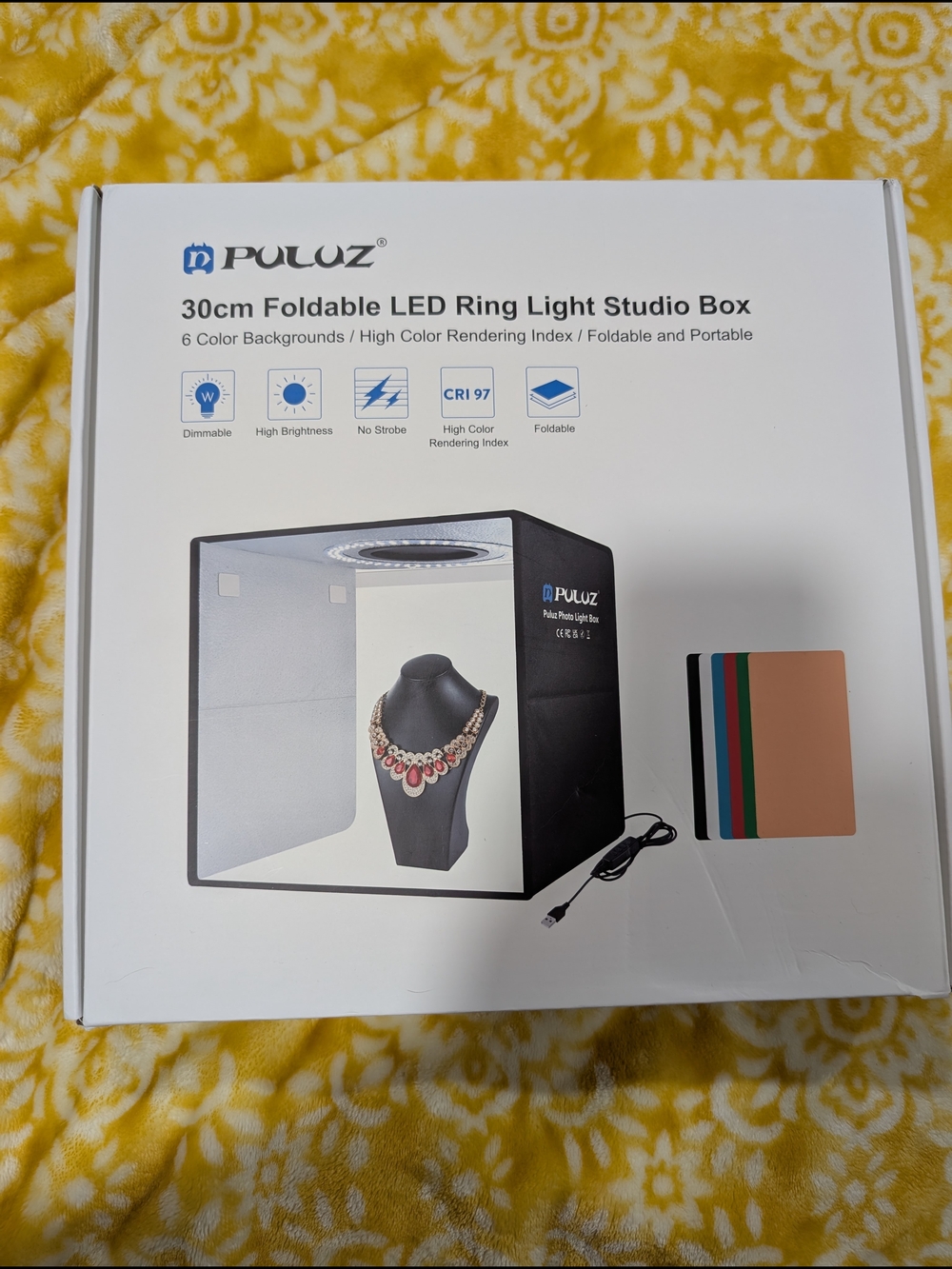 Puluz White LED Studio Box with Foldable Design